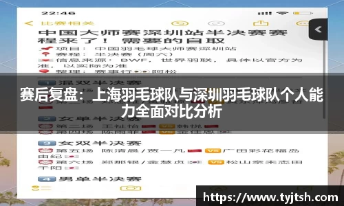 赛后复盘：上海羽毛球队与深圳羽毛球队个人能力全面对比分析